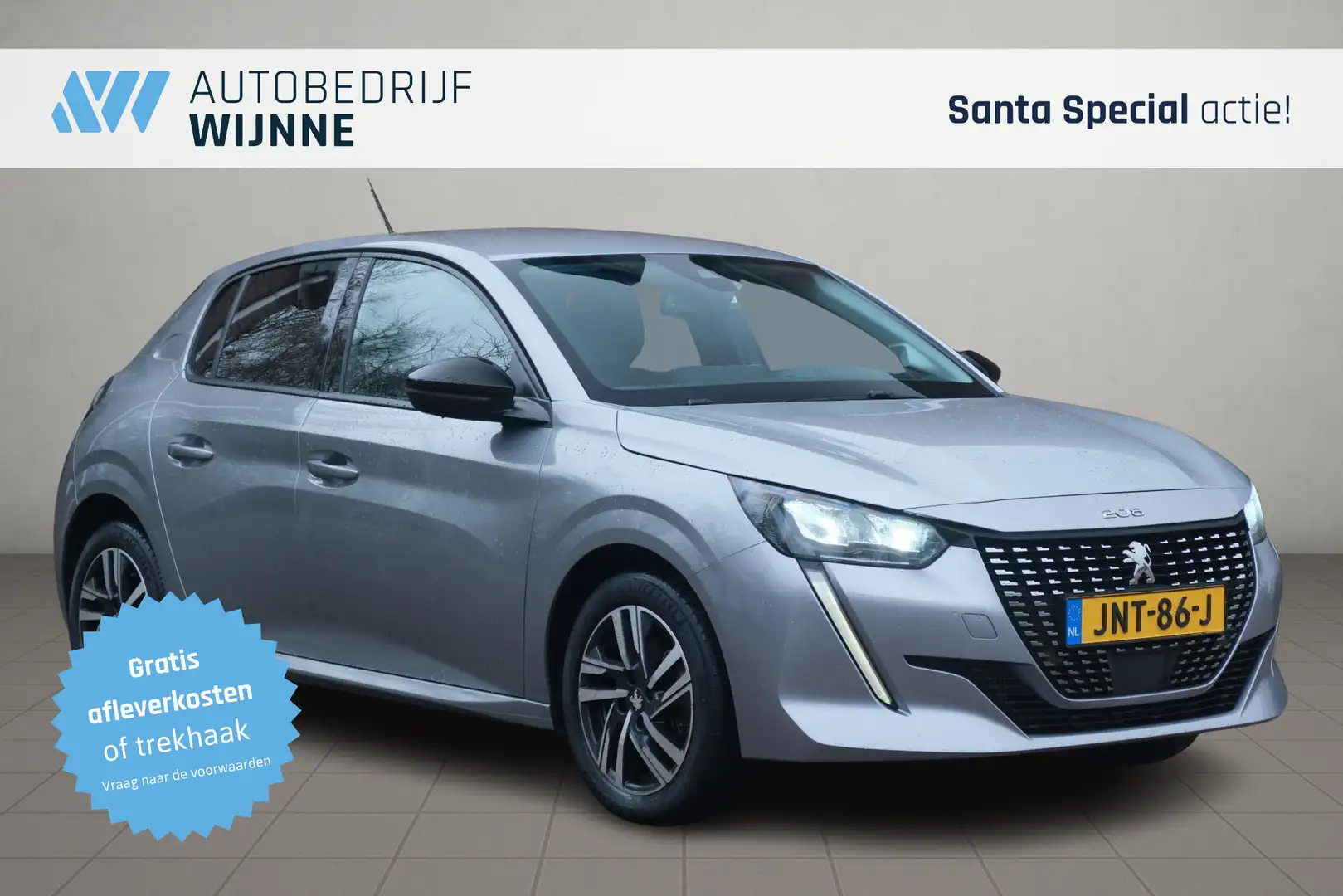 Peugeot 208 1.2 PureTech 100pk Allure Pack | App Connect | Cli Gris - 1