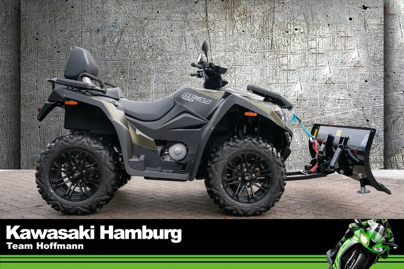Kymco MXU 700 i EPS ABS Schneeschild, SOFORT LIEFERBAR Verde - 1