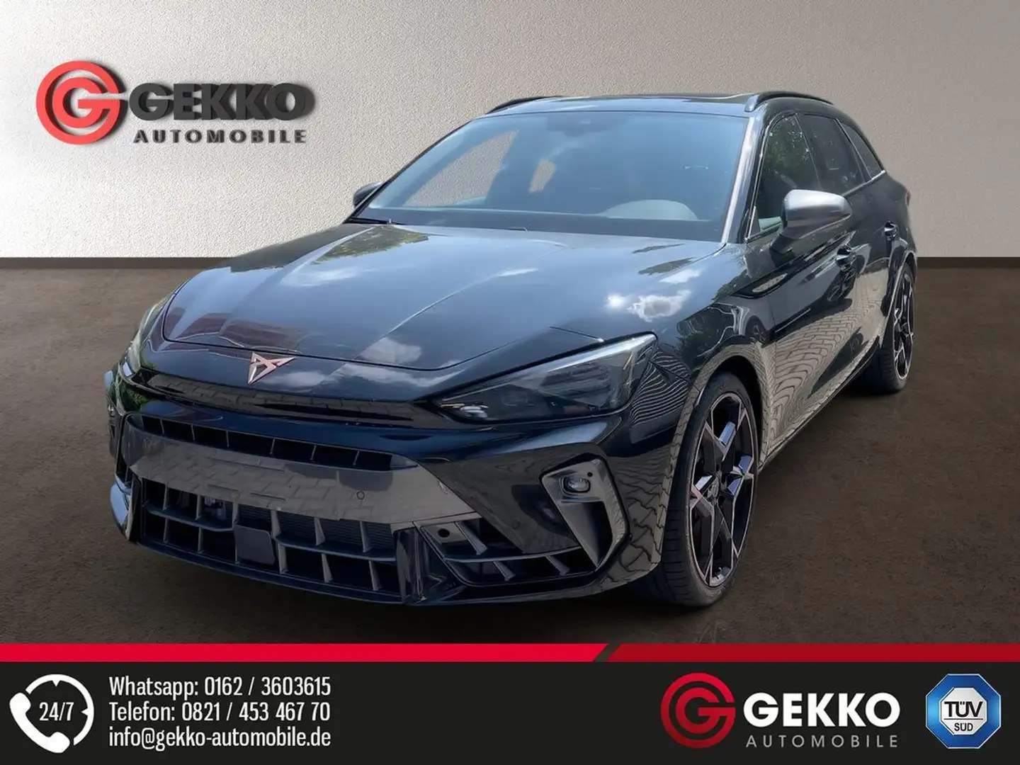 CUPRA Leon ST VZ +PANO+4x4+KAMERA+SZH+elek. Heckkl.+APP Schwarz - 1