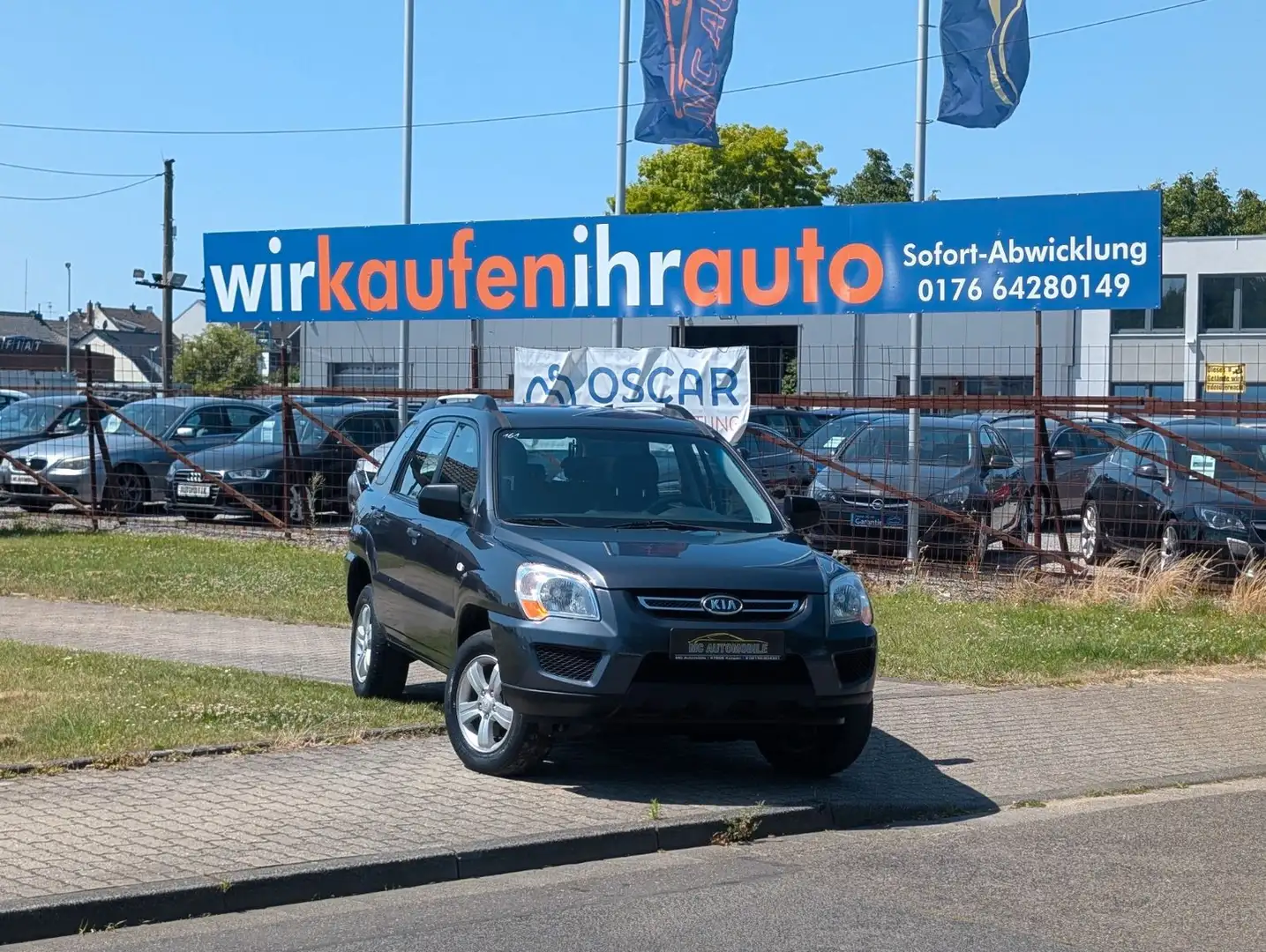 Kia Sportage Attract (2008-*LPG-GASANLAGE*KLIMA !! Gris - 1