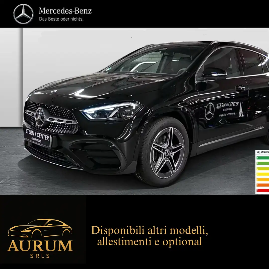 Mercedes-Benz GLA 180 AMG line "AHK, CAMERA 360,MBEAM" *PREZZO REALE* Noir - 1