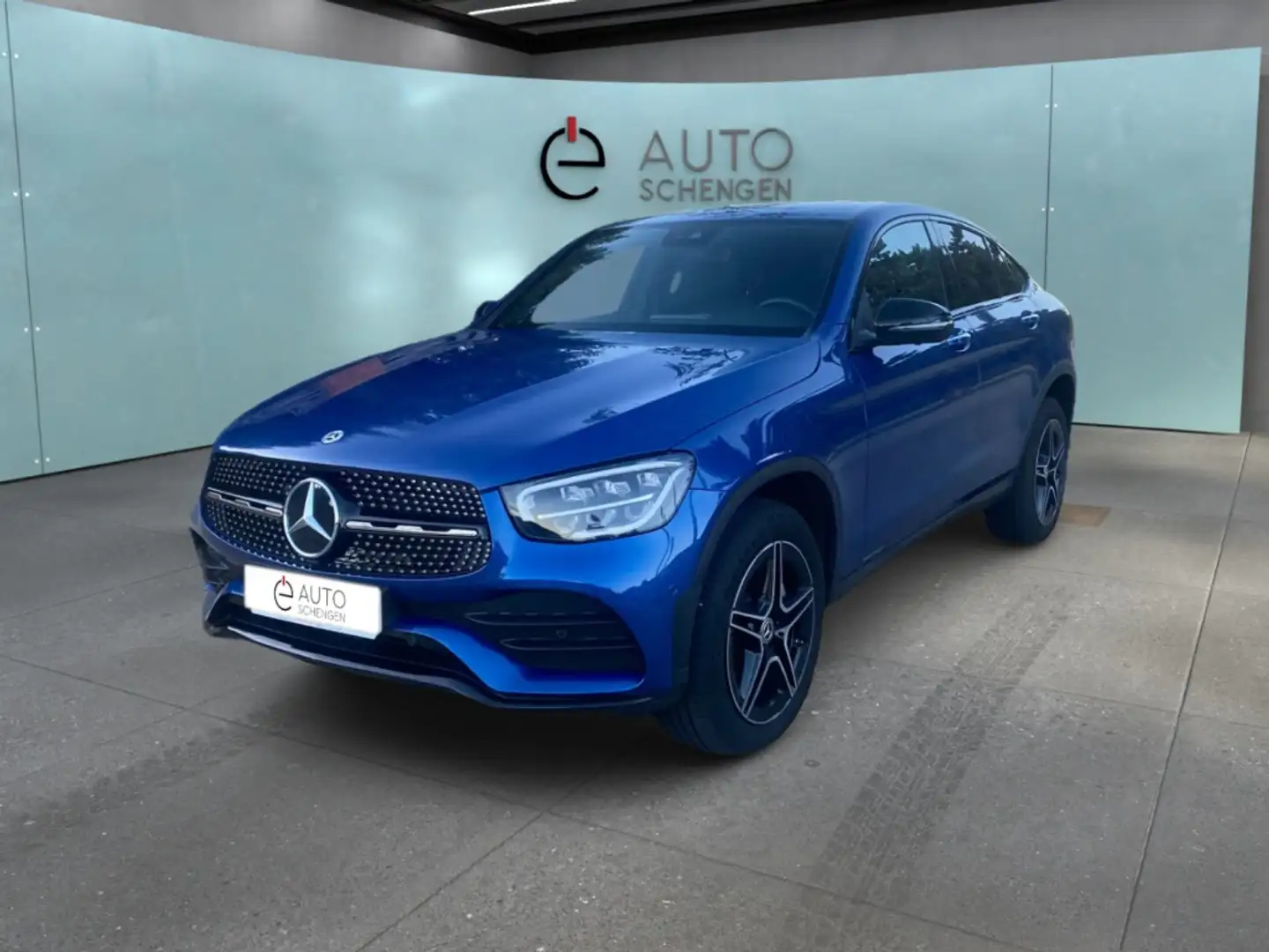 Mercedes-Benz GLC 300 Coupé 300de 4Matic Azul - 1