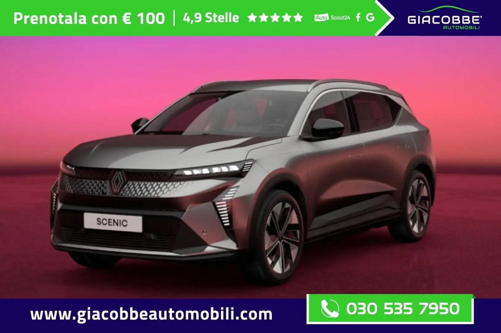 Renault Scenic Techno 170cv 100%Elettrica 🔥PRONTA CONSEGNA🔥 Grigio - 1