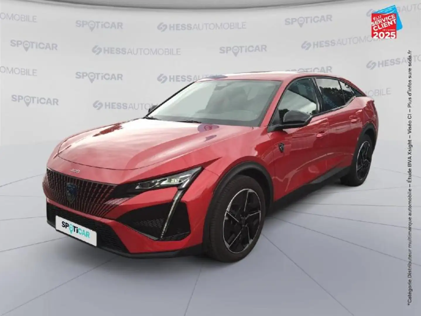 Peugeot 408 1.2 PureTech 130ch S/S GT EAT8 Sieges chauf/cuir V Rouge - 1