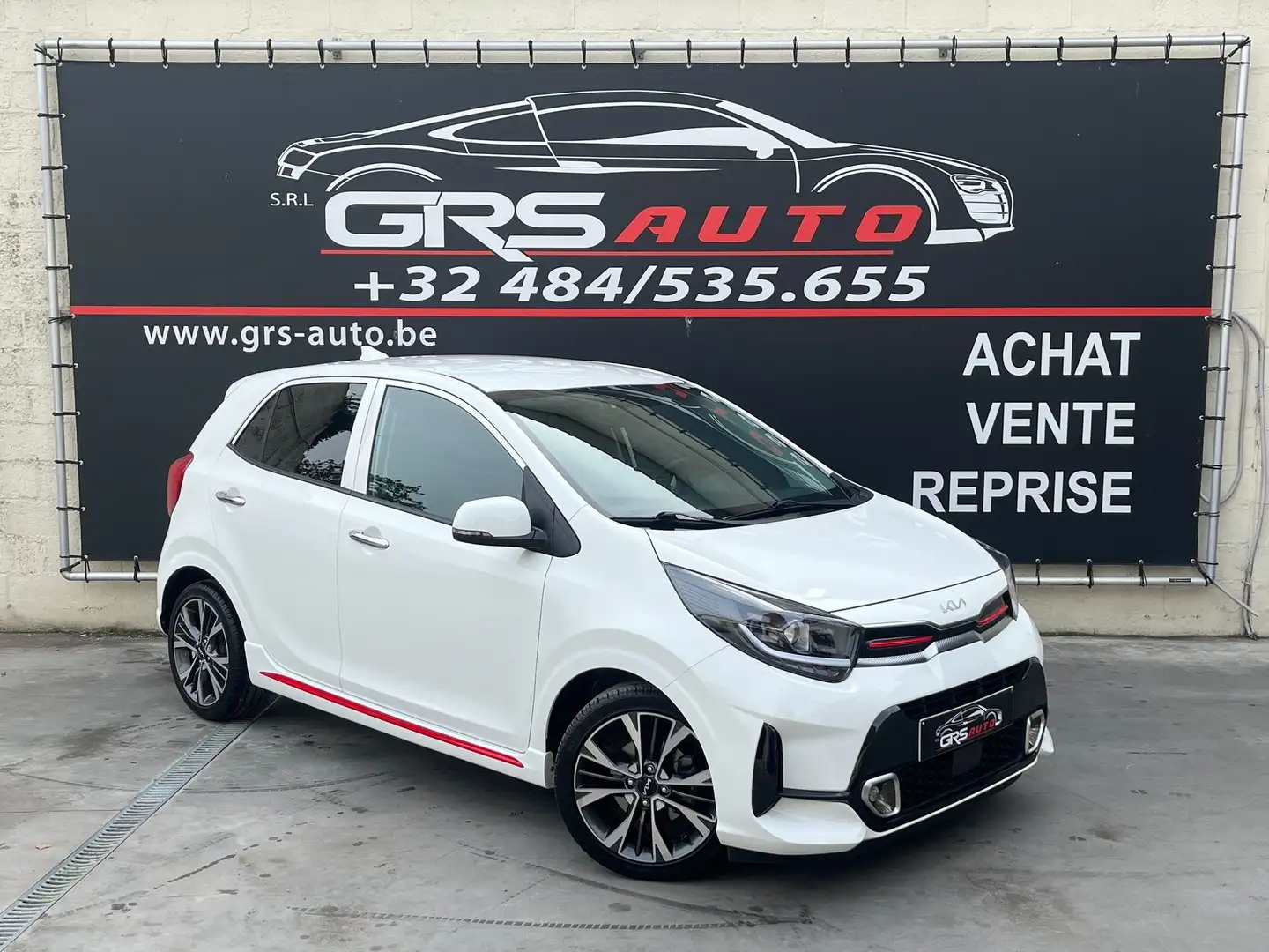 Kia Picanto 1.0i GT Line GARANTIE CONSTRUCTEUR 06/2030 Wit - 1