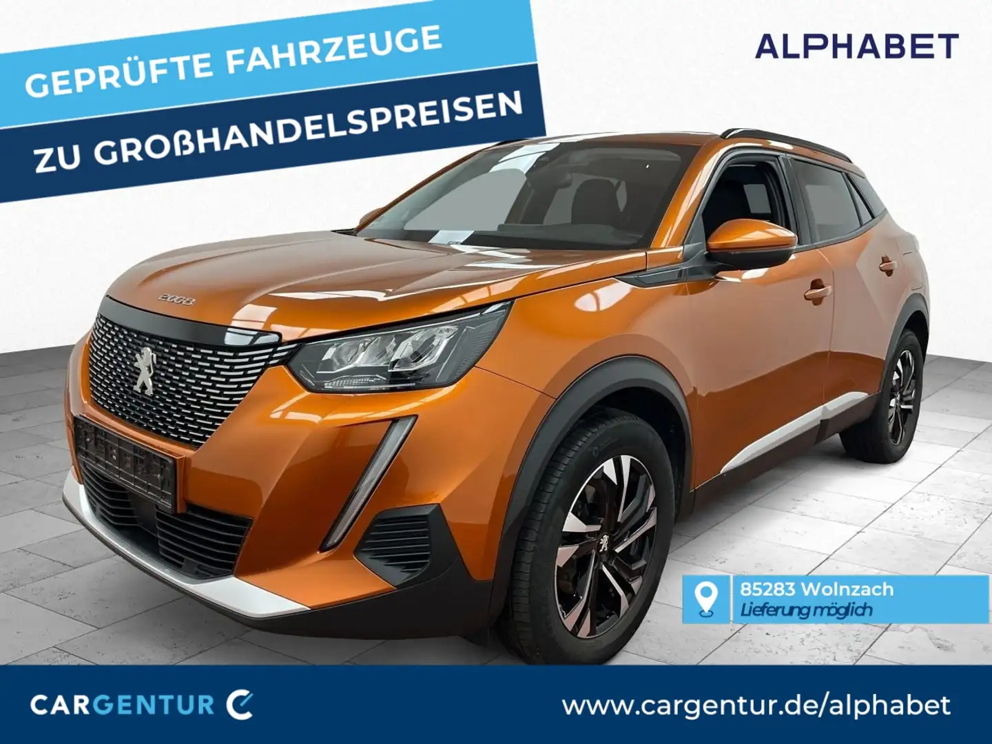 Peugeot 2008 1.5 BlueHDi 130 Allure AHK LED Lane Navi Orange - 1