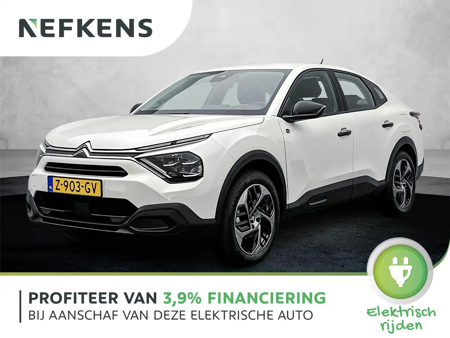 Citroen E-C4 X EV You 50 kWh 136 pk | Navigatie via Apple Carplay Blanco - 1