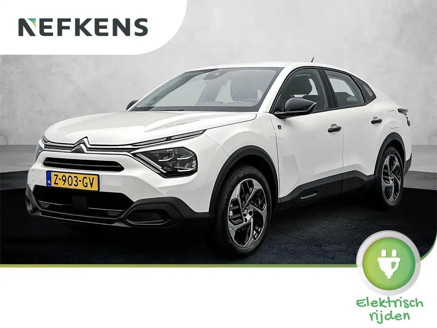 Citroen E-C4 X EV You 50 kWh 136 pk | Navigatie via Apple Carplay Blanc - 1