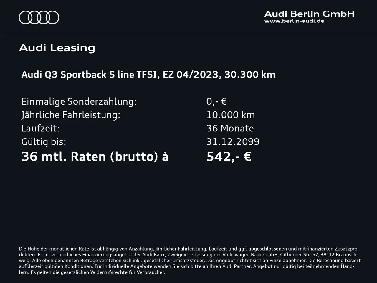 Audi Q3 S line 45 TFSI qu.S tr. VIRTUAL LED 2