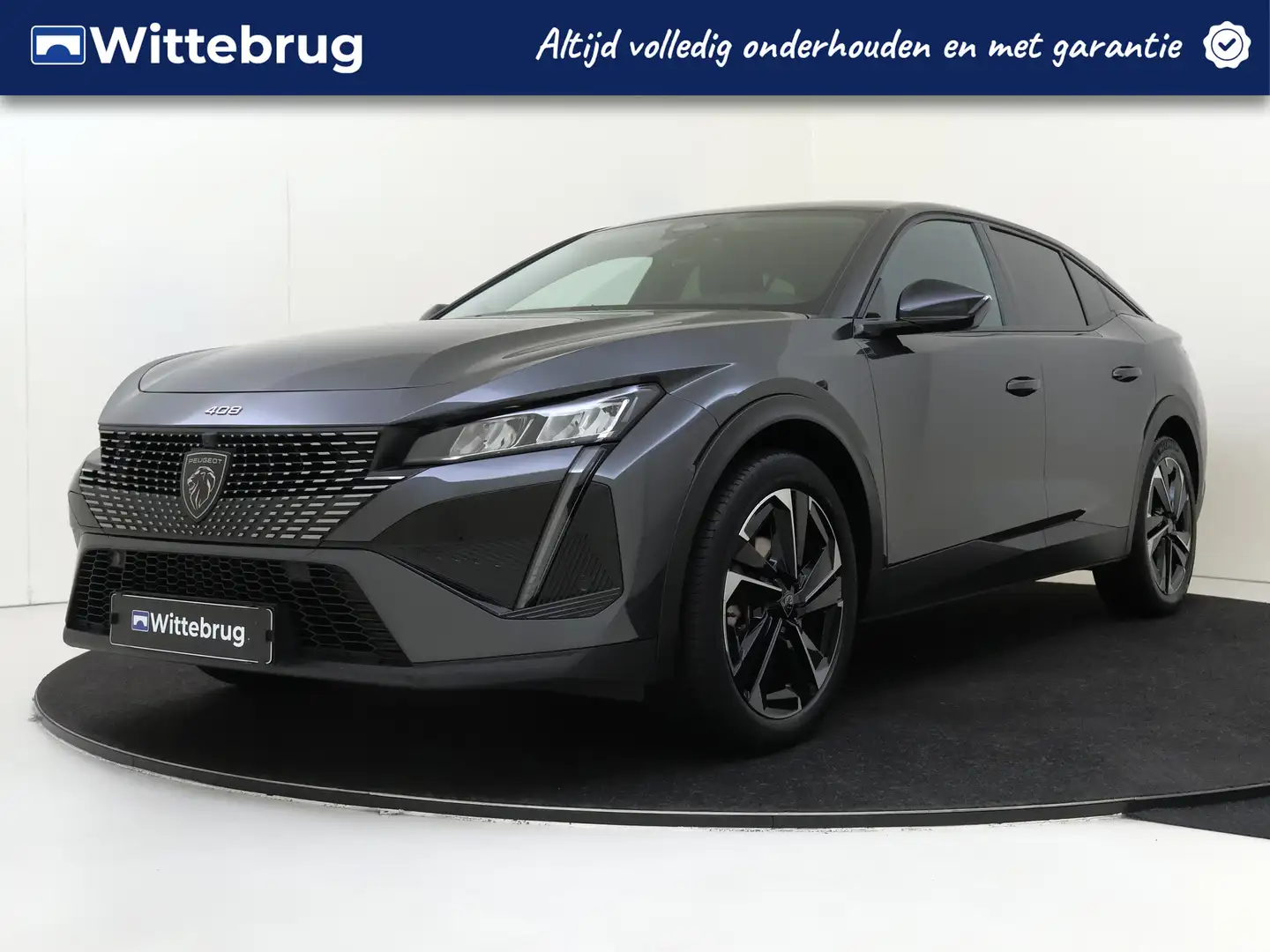 Peugeot 408 1.2 PureTech Allure Pack 130 EAT8 Navigatie groot Gris - 1