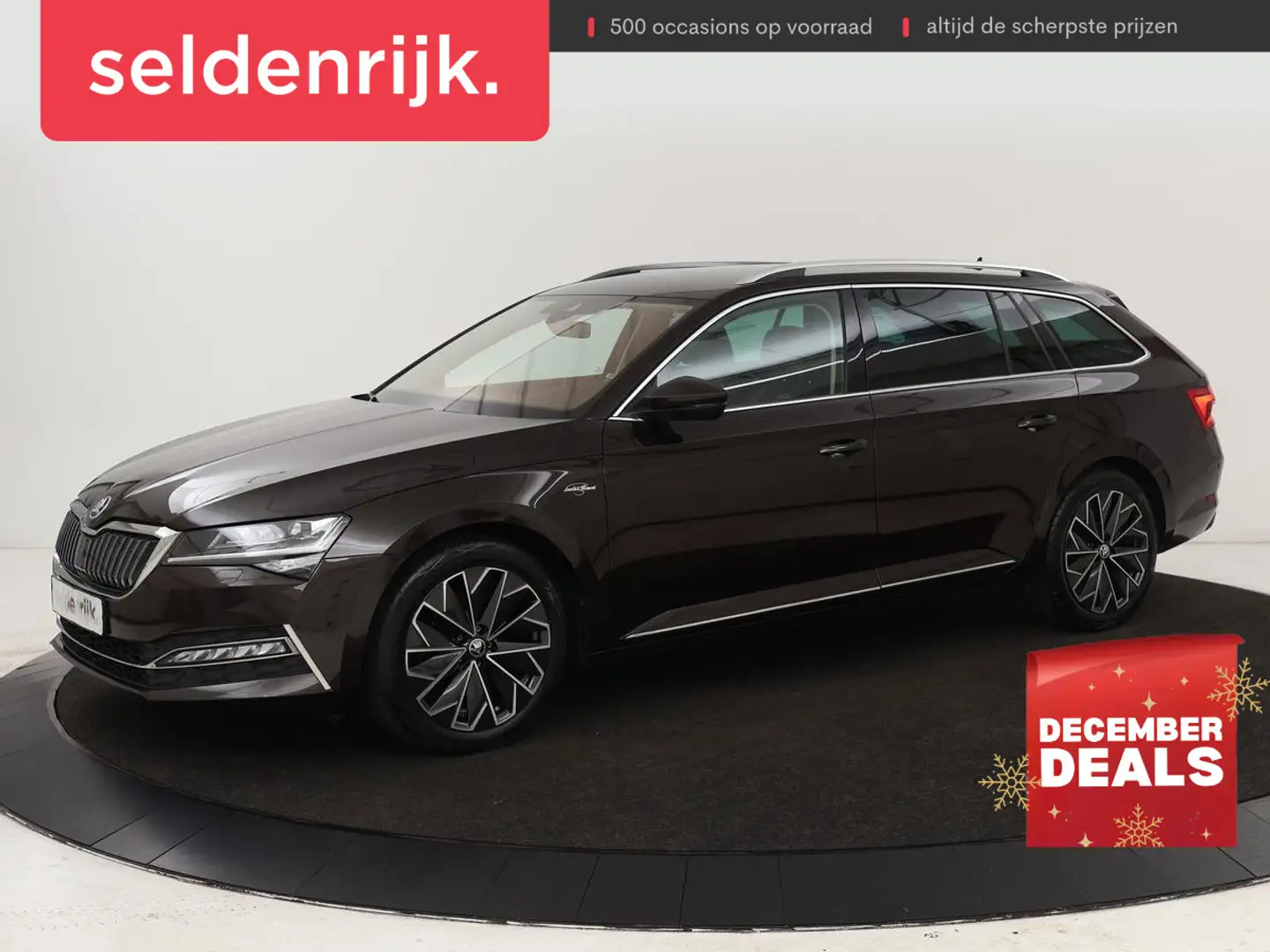 Skoda Superb 1.4 TSI iV Laurin & Klement | Leder | Trekhaak | A Bruin - 1