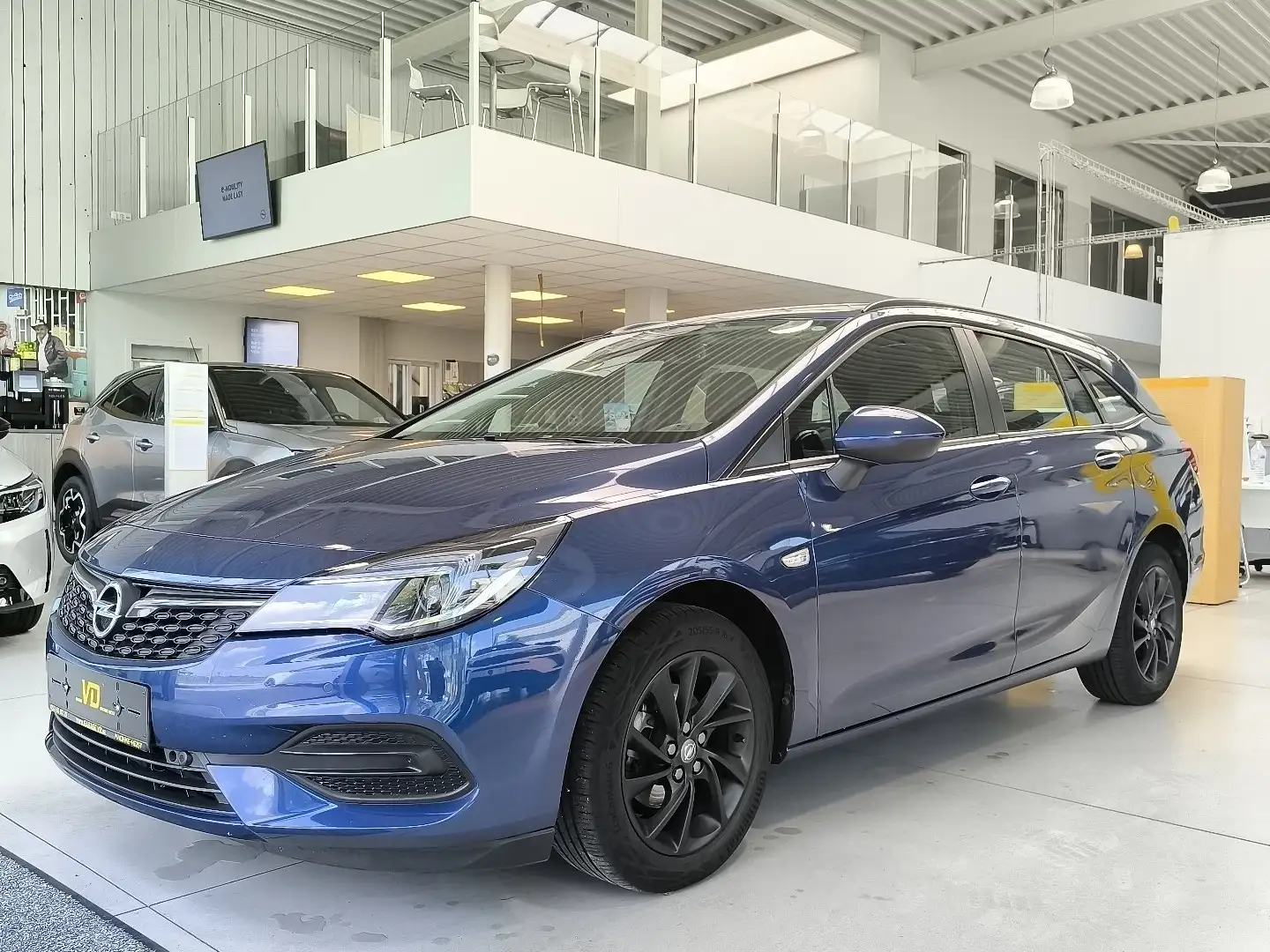 Opel Astra 1.5 D*ParkS.V/A*Navi*CrCont*AppCP/Andr*S/S*BLTH* Blau - 1