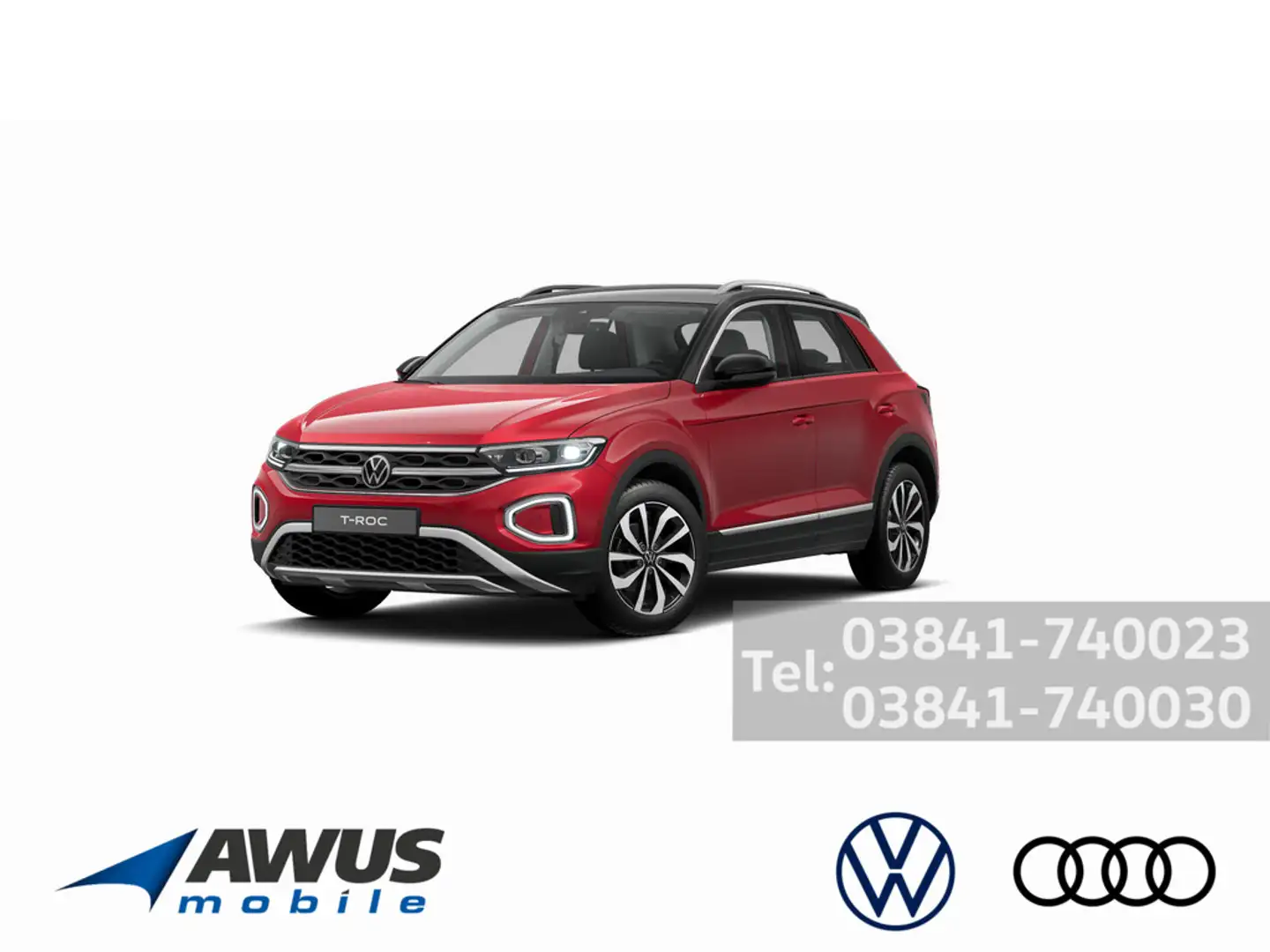 Volkswagen T-Roc 2.0TDI Style Rot - 1
