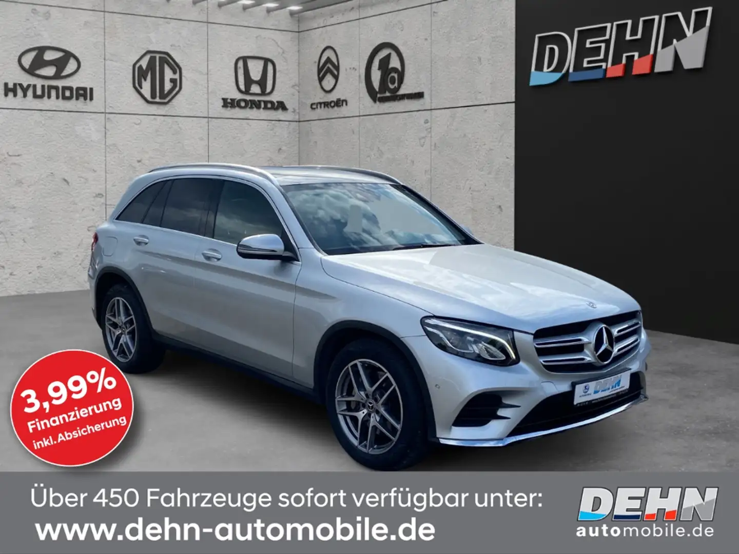 Mercedes-Benz GLC 250 AMG 4Matic 9G ILS Comand KAM Pano Silber - 1
