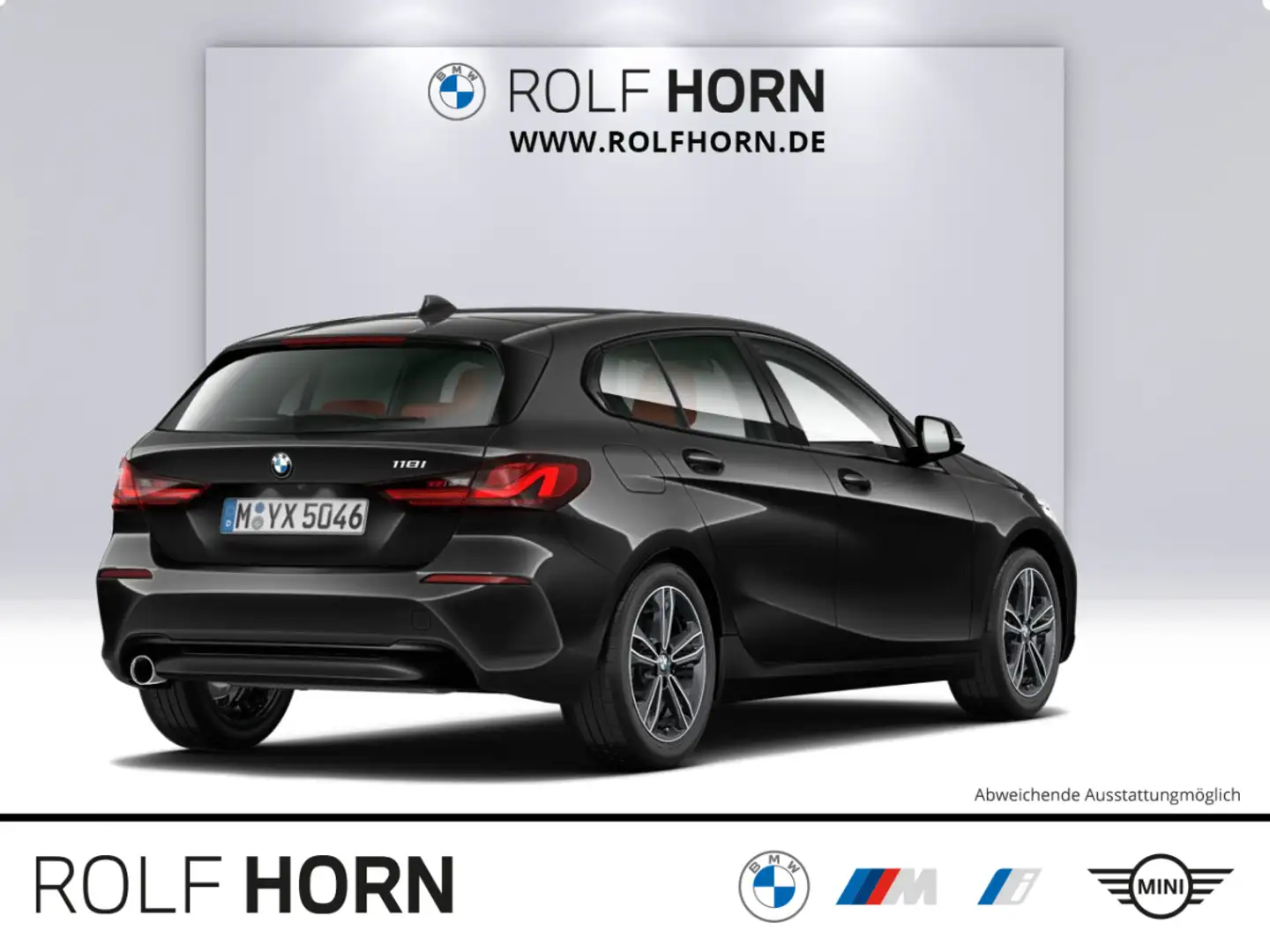 BMW 118 i Sport Line Aut. HiFi Navi LED RfKam Sitzhzg Schwarz - 2