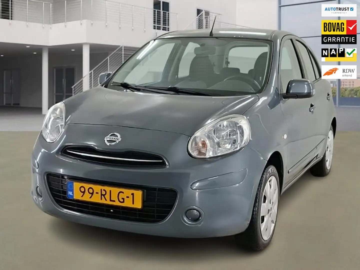 Nissan Micra 1.2 Acenta 1e Eig. 46.500 km +NAP NL-auto Grau - 1