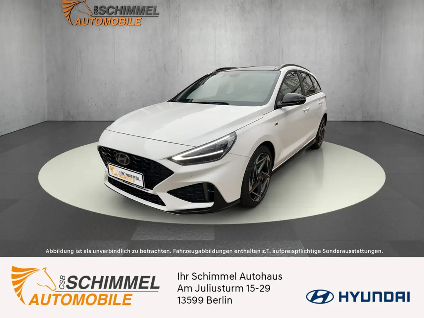 Hyundai i30 Kombi 1.5 T-GDI N-line SHZ NAVI ACC LED Blanc - 1