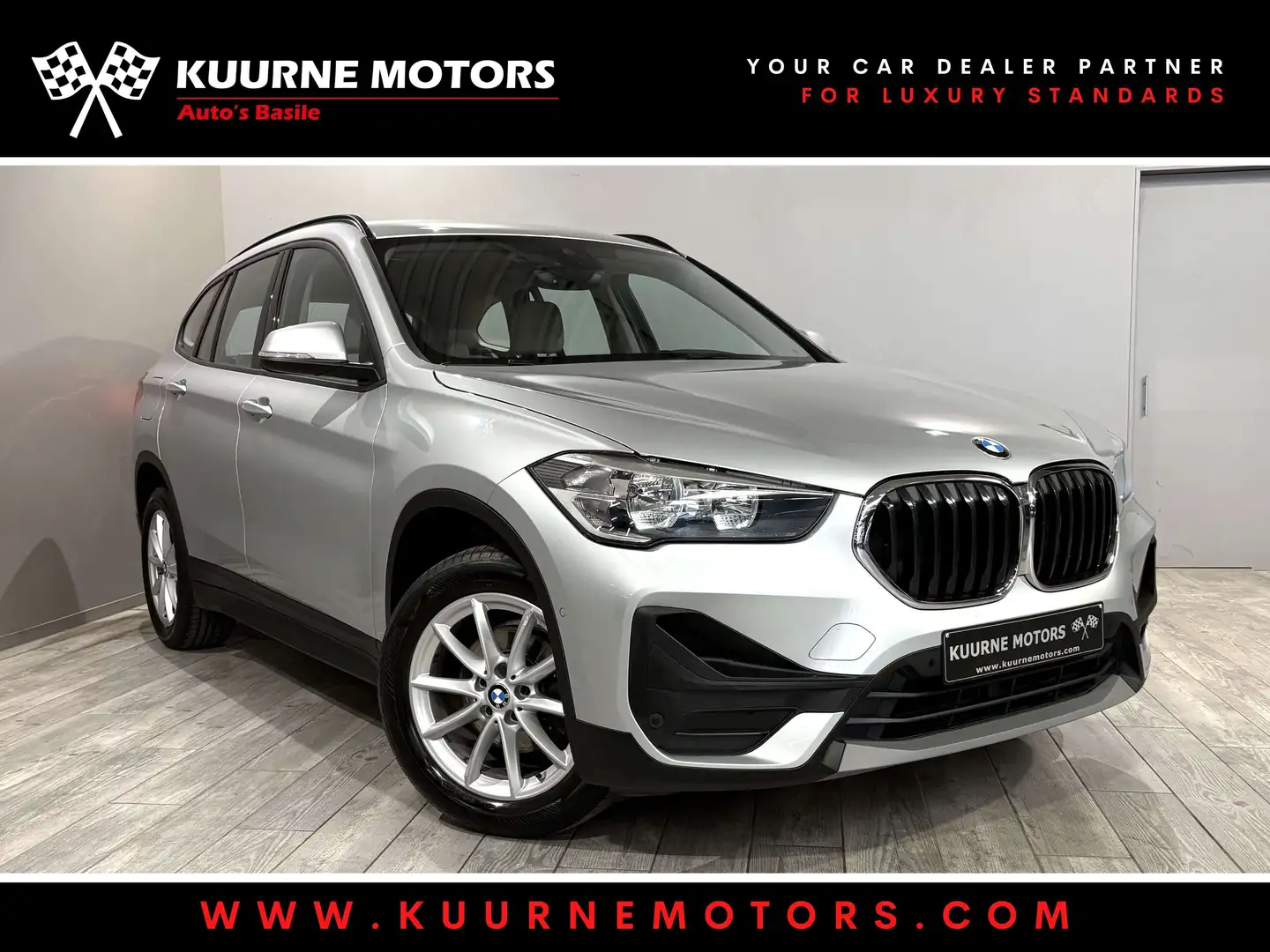 BMW X1 sDrive16d Leder/Gps/Cruise/Pdc/Cam *1j garantie* Argent - 1