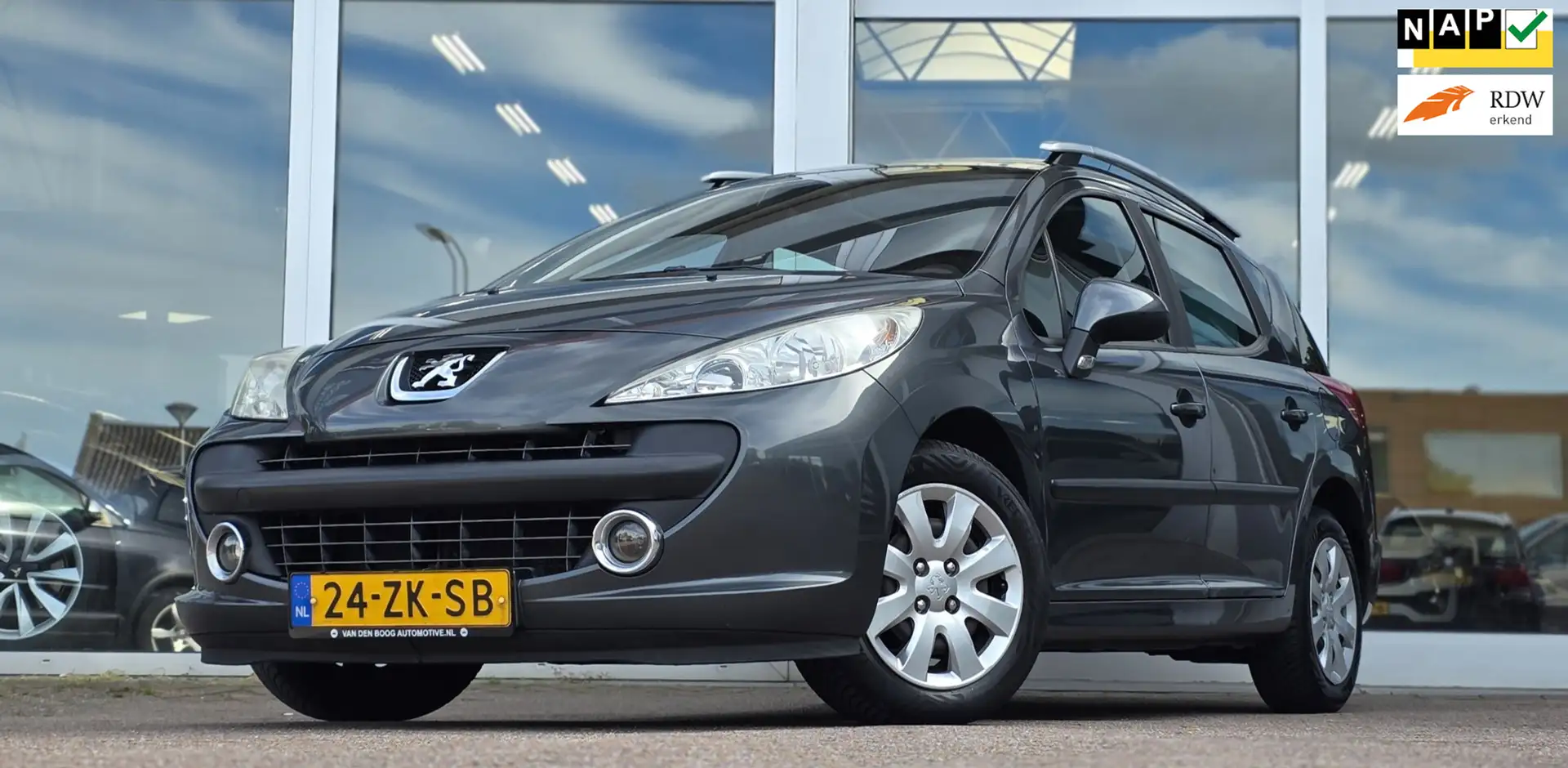 Peugeot 207 SW 1.6 VTi XS Trekhaak Panoramadak Nieuwe APK Gris - 1