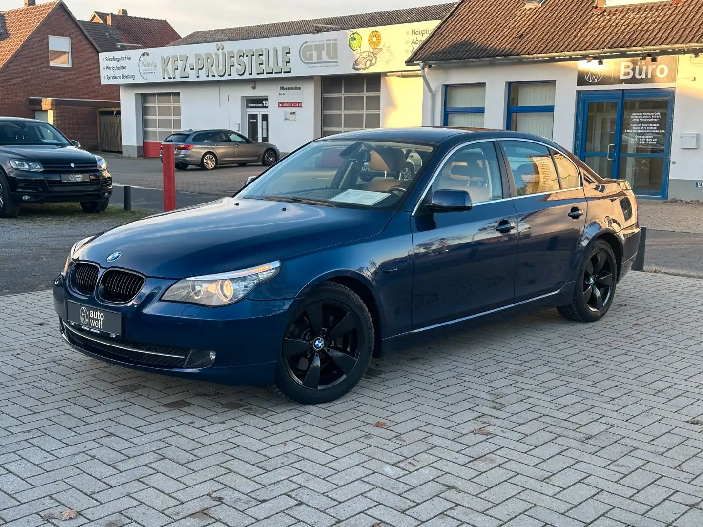 BMW 523 i Limo, Aut, Leder, Xenon, TÜV & Service neu Bleu - 1