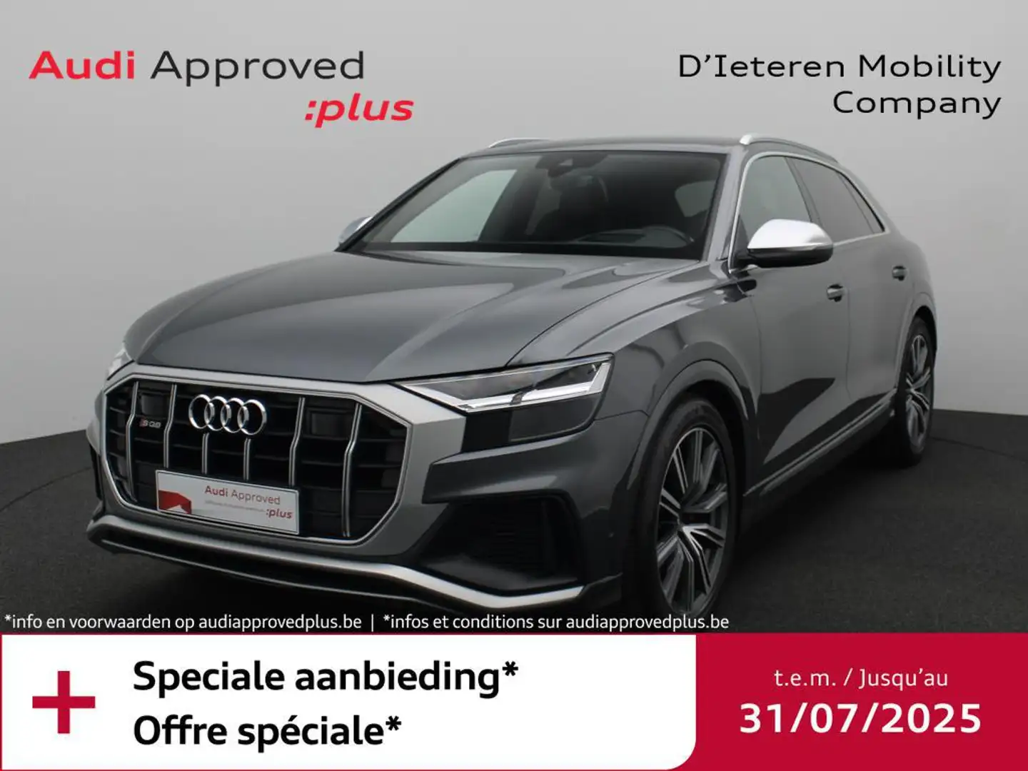 Audi SQ8 Audi SQ8 TDI 435 PK Tiptronic LICHVRACHT / Leder / Grijs - 1
