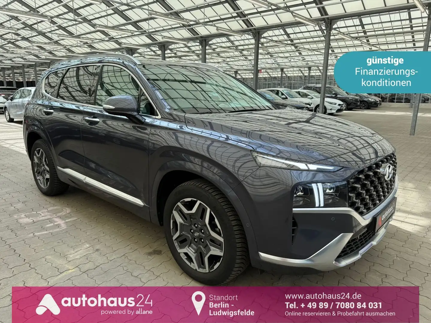 Hyundai SANTA FE 1.6T-GDI  Signature Plug-In Hybrid 4WD Grau - 1