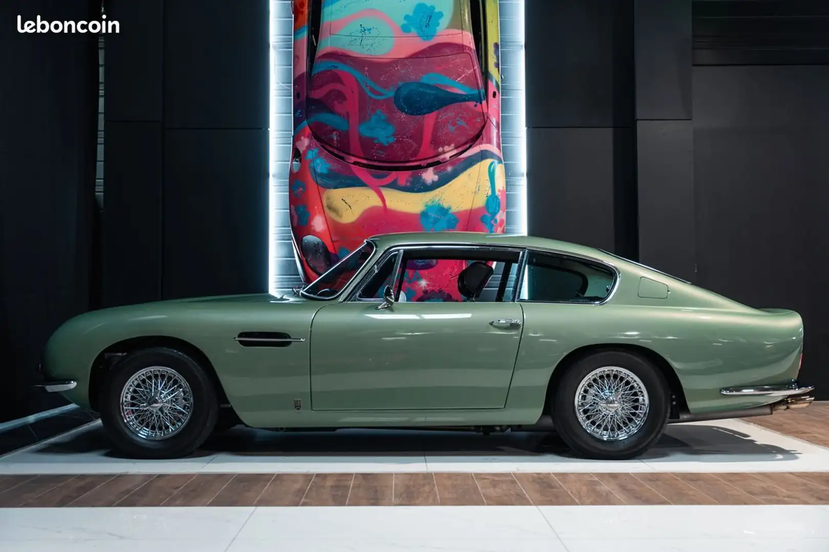 Aston Martin DB Matching Numbers – 1967 Restauration intégrale 5 000 km Conduite à gauche Boîte manuelle Vert intérieur noir Grün - 2