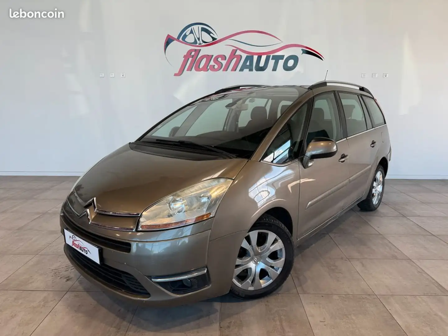 Citroen C4 Picasso GRAND 1.6 HDi 110cv-7 PLACES-2009 Amarillo - 1