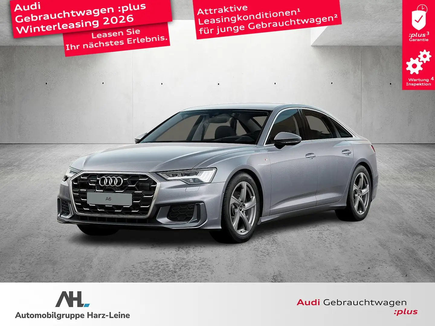 Audi A6 Limousine 40 TDI S line quattro S tronic HD-Matrix Silber - 1