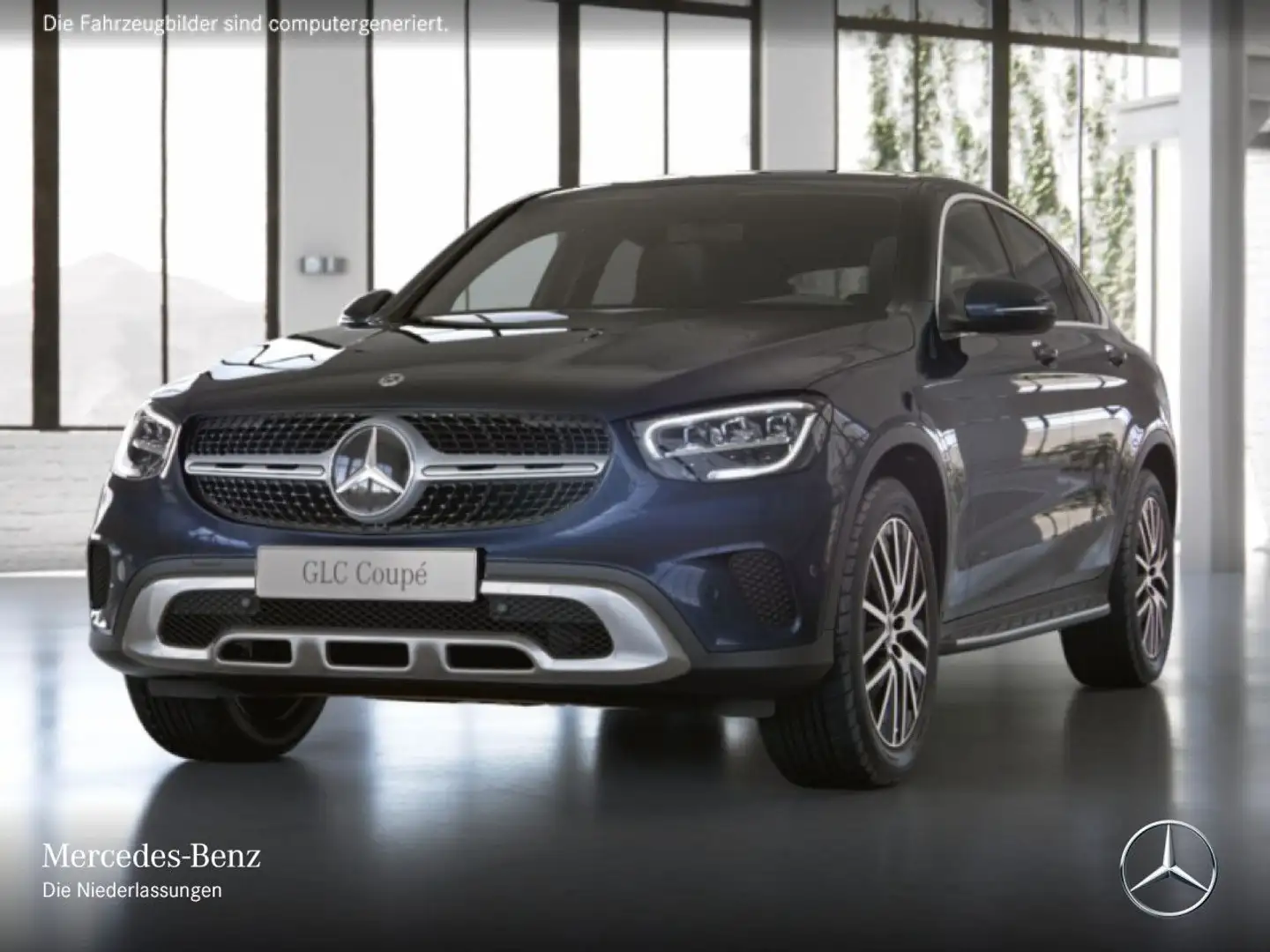 Mercedes-Benz GLC 220 d Coupé 4M LED+KAMERA+SPUR+TOTW+KEYLESS Blau - 2