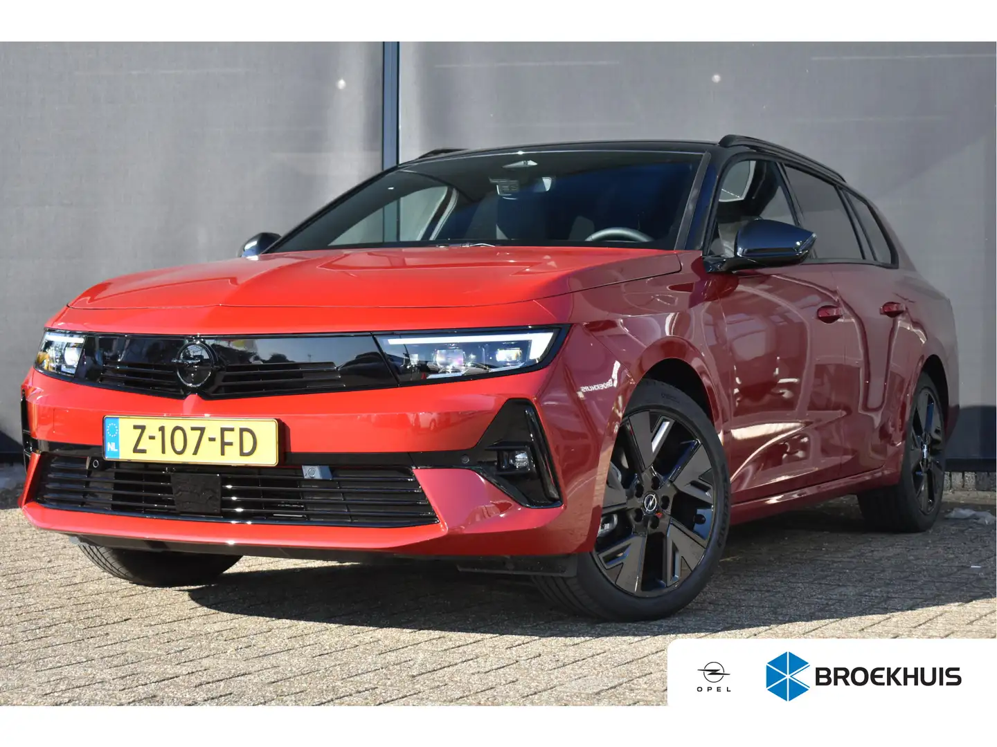Opel Astra Electric 54 kWh GS | Navigatie Pro | HeadUp-Displa Rood - 1