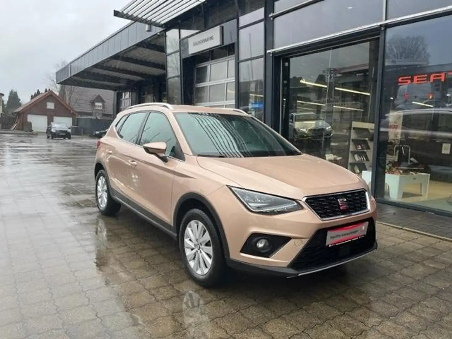 SEAT Arona 1.0 TSI DSG Xcellence - Navi - Allwettereifen Beige - 1