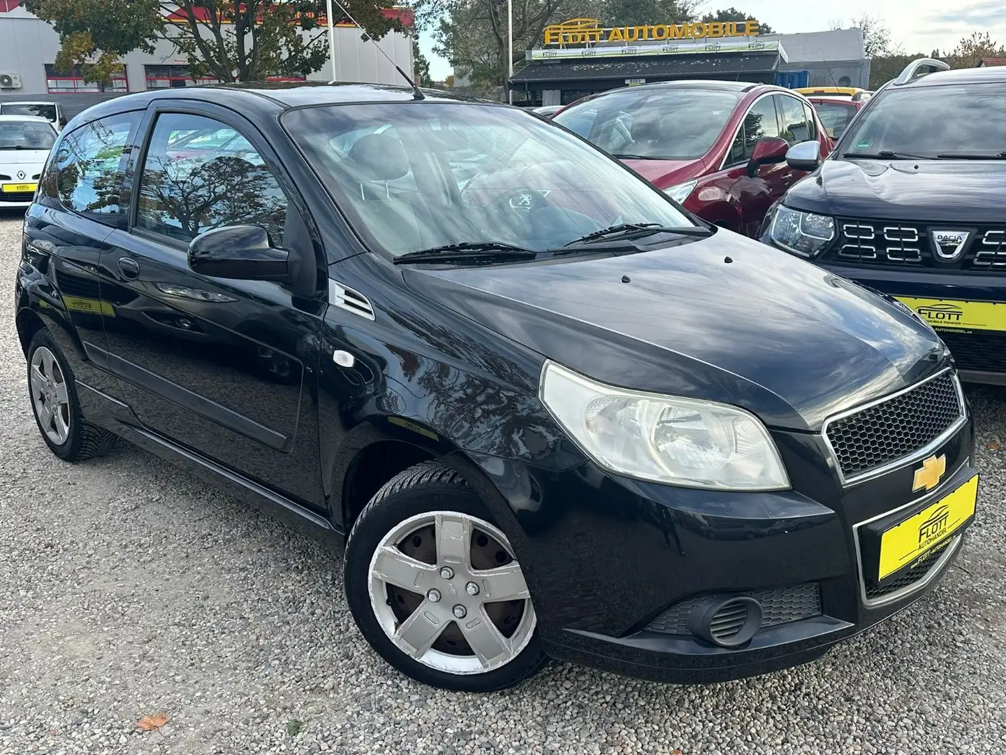 Chevrolet Aveo *Klima*2.HD*73TKM* TÜV NEU Schwarz - 1