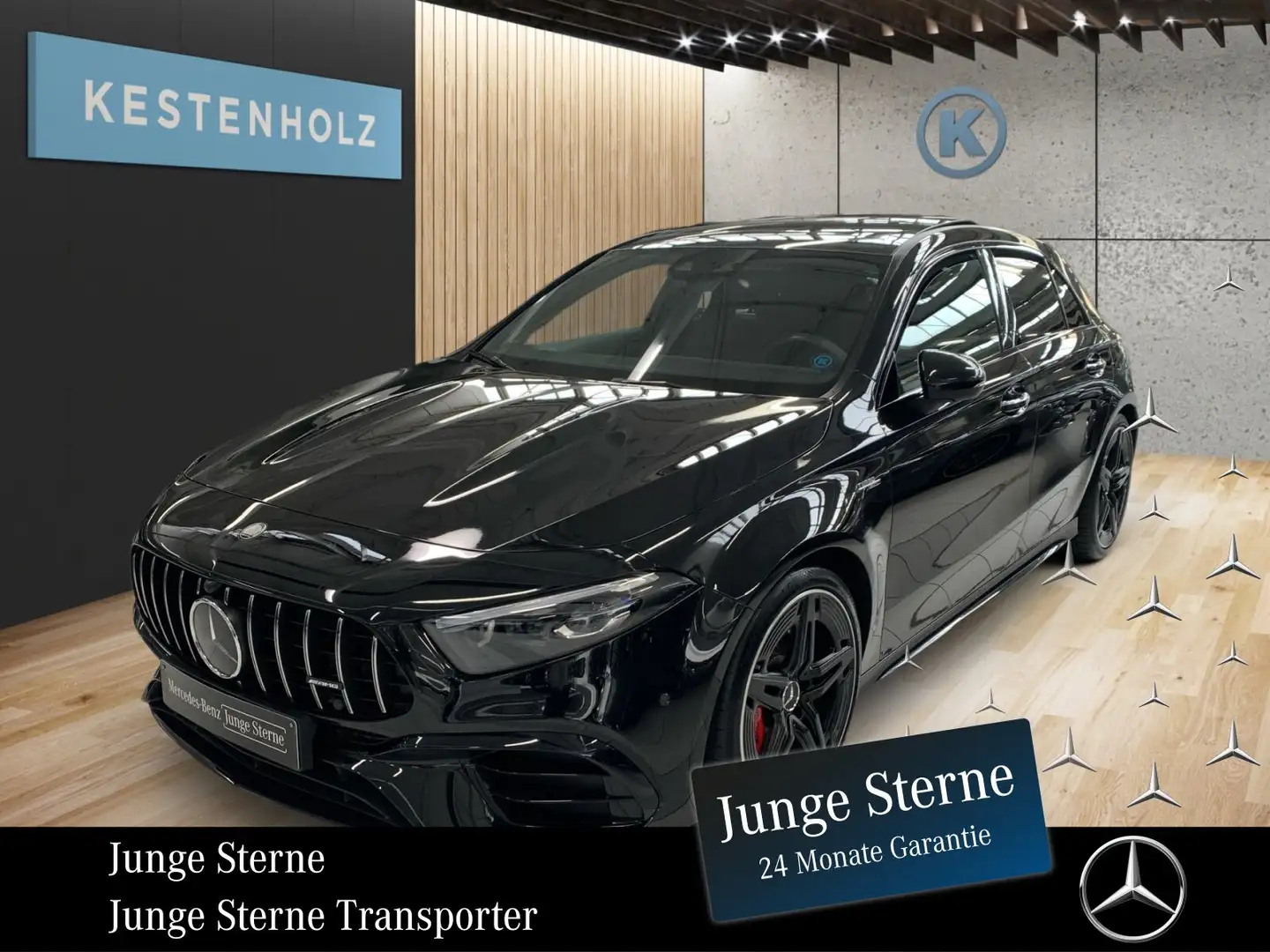 Mercedes-Benz A 45 AMG AMG A 45 S 4M+ Kompaktlimo NIGHT*PANO*SHZ*DISTR Noir - 1