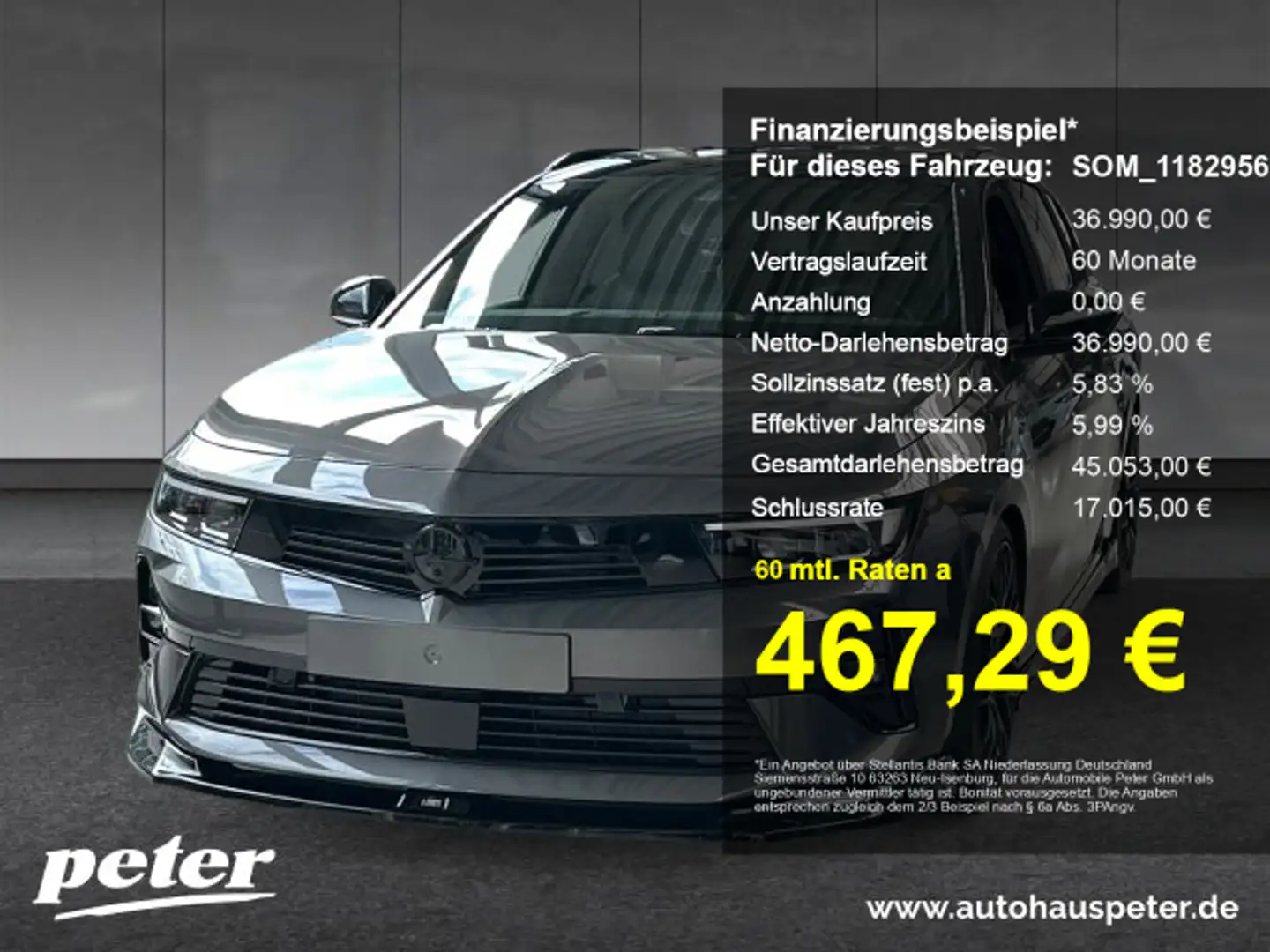 Opel Astra Astra L 1.2 Turbo GS Bitter Umbau Gris - 1