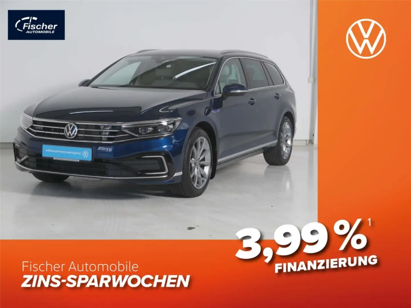 Volkswagen Passat Variant 1.4 eHybrid GTE DSG AHK/Matrix/SH Blauw - 1