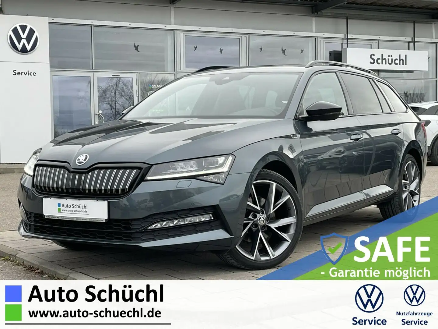 Skoda Superb Combi iV 1.4 TSI DSG SPORTLINE 19"+NAVI-C Šedá - 1