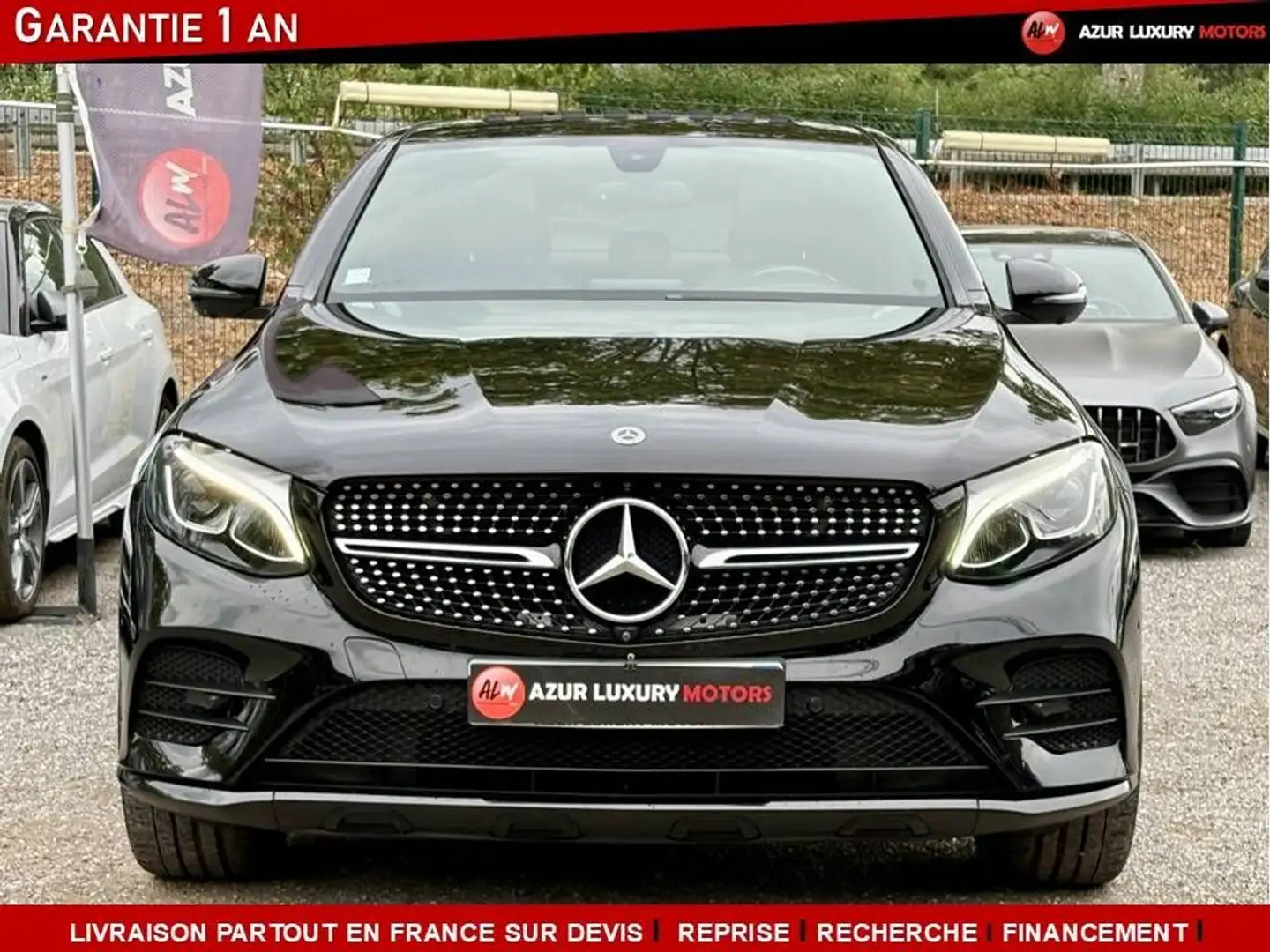 Mercedes-Benz GLC 220 COUPE 220 D 4MATIC SPORTLINE 9-G TRONIC Zwart - 2