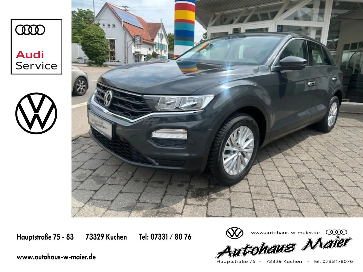 Volkswagen T-Roc 1.5 TSI ACT OPF DSG/AHK/ACC/SHZ/NAVI Šedá - 1