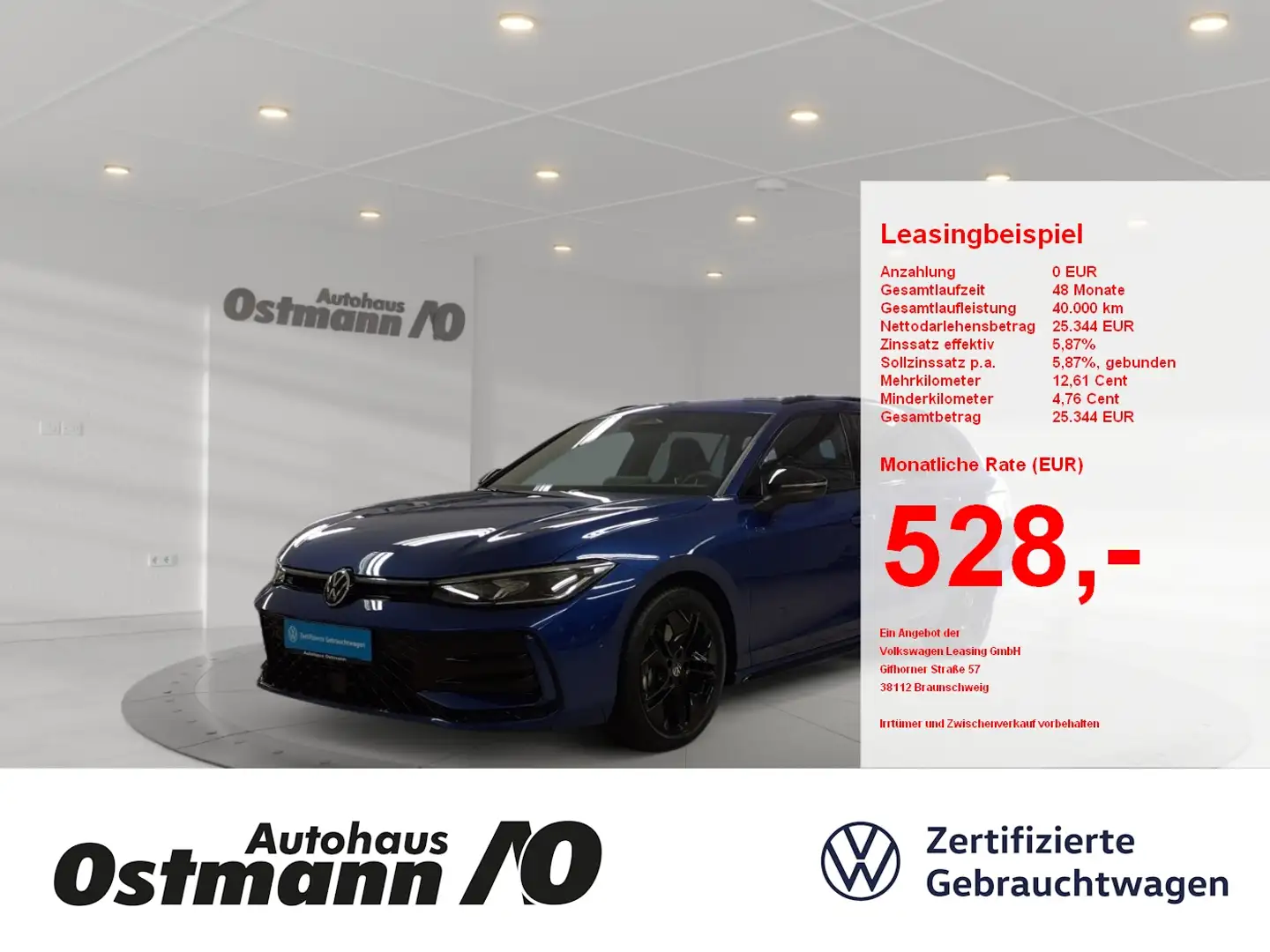 Volkswagen Passat Variant 2.0TDI 4Motion *AHK*R-Line Blauw - 1