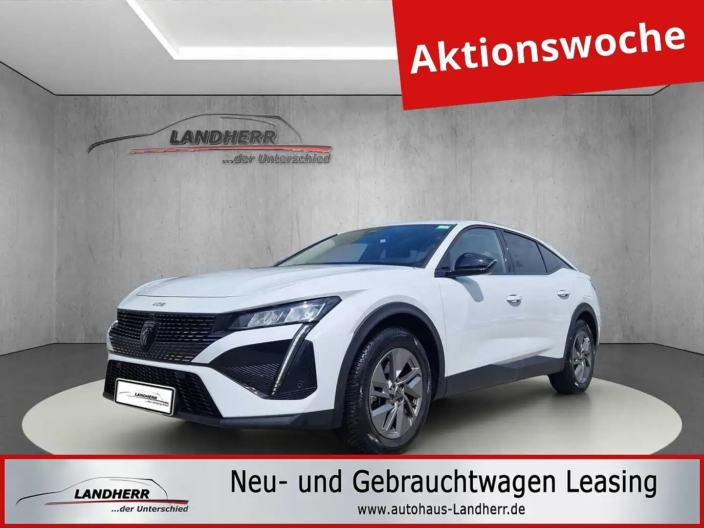 Peugeot 408 Allure Plug-In //ACC/LED/Kamera/SHZ/LHZ Weiß - 1