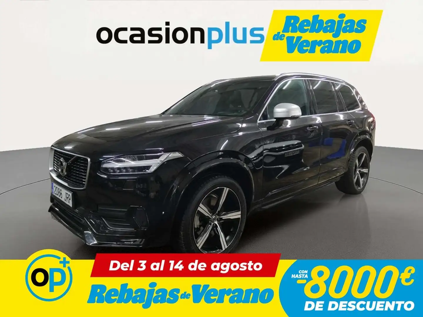 Volvo XC90 D5 R-Design AWD 235 Aut. Negro - 1