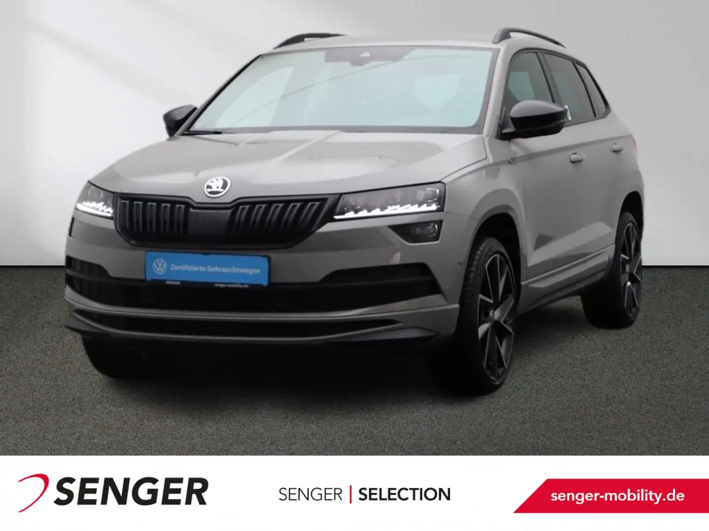 Skoda Karoq 1.5 TSI DSG CarPlay LED Digitales Cockpit Grijs - 1