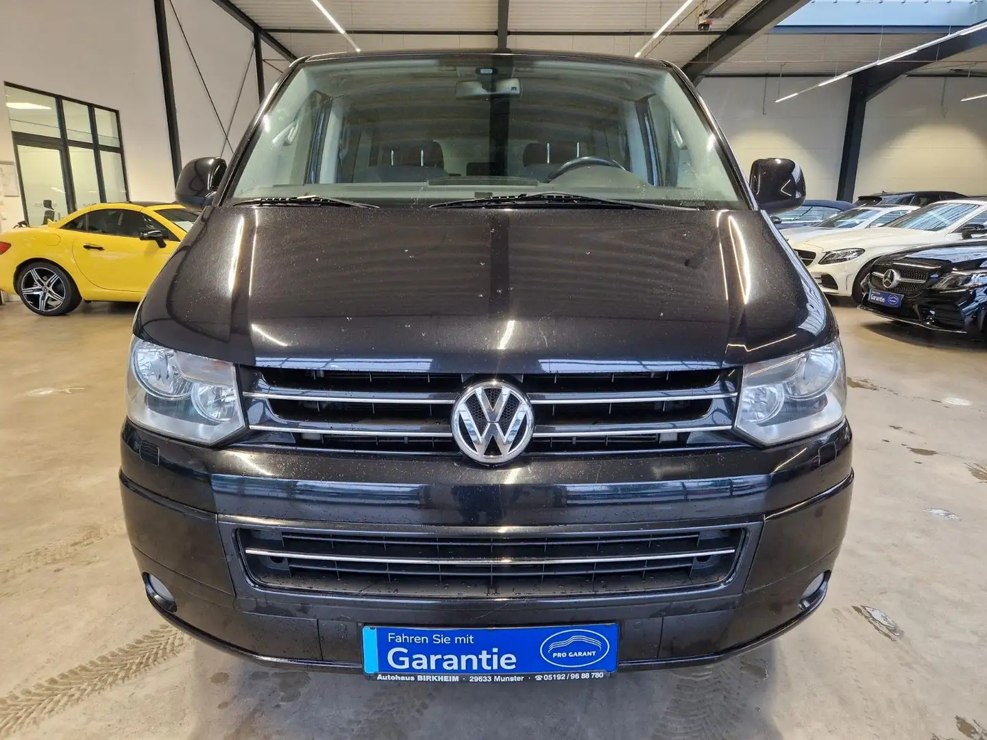 Volkswagen T5 Multivan T5 MULTIVAN COMFORTLINE STANDHZ NAVI AHK 7SITZER Negru - 2