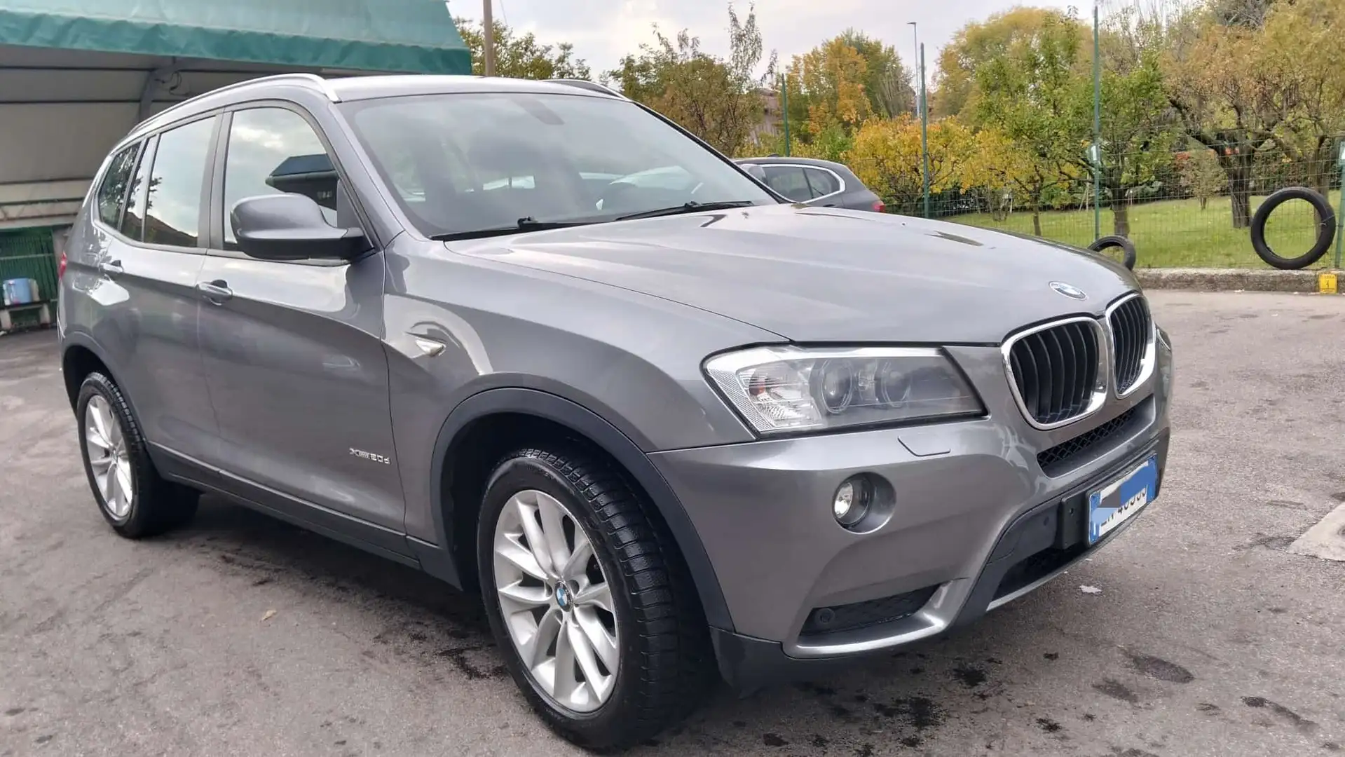 BMW X3 X3 F25 2012 xdrive20d Futura Grijs - 2