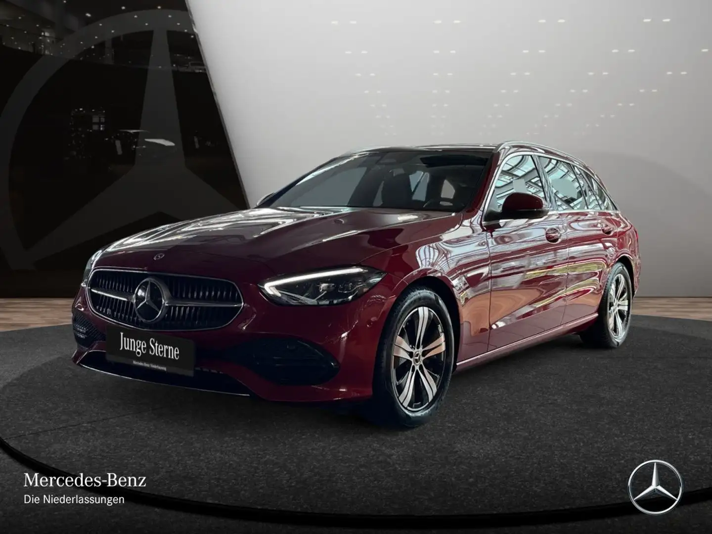Mercedes-Benz C 180 T AVANTG+LED+KAMERA+KEYLESS+9G Rot - 2