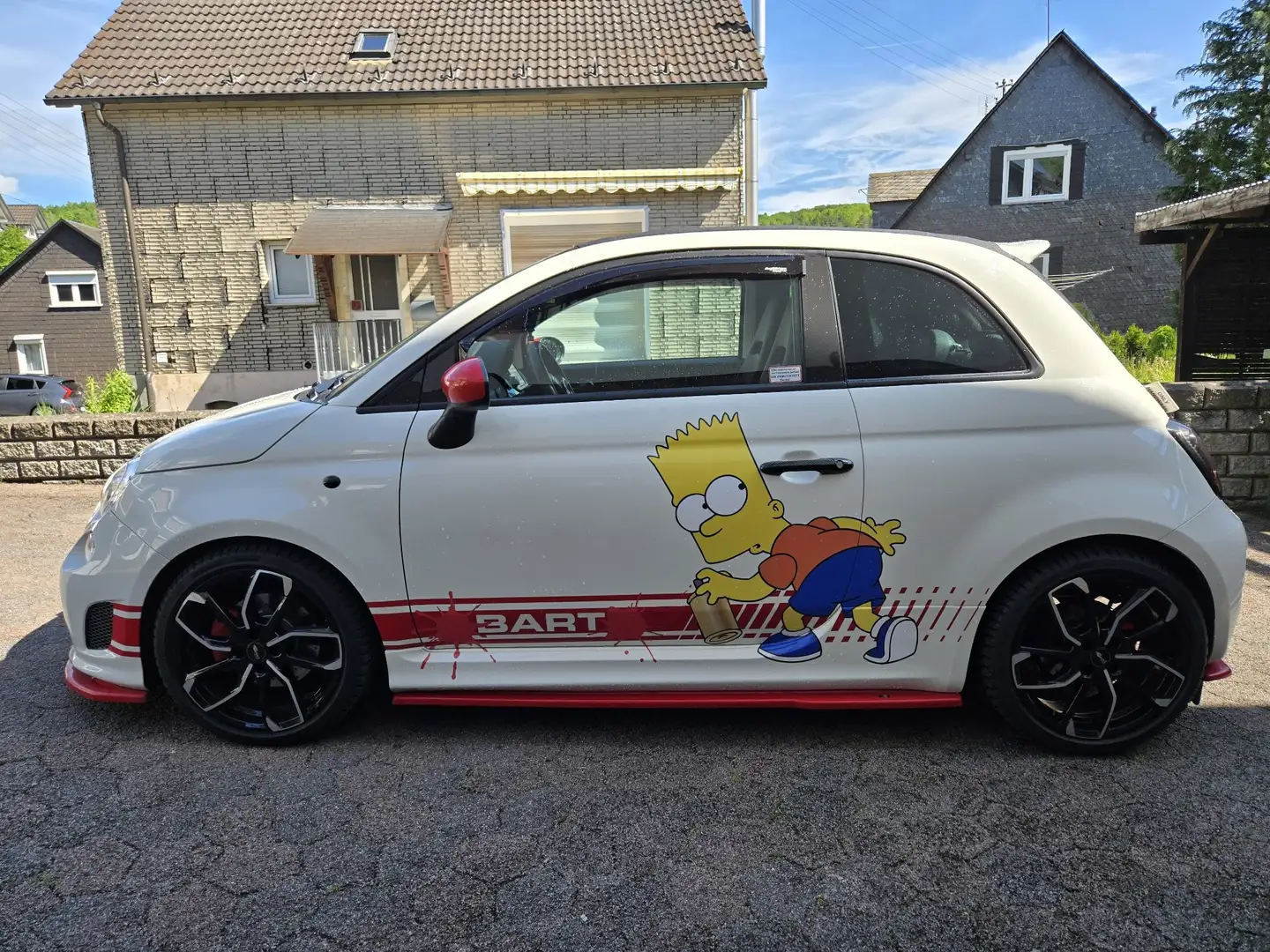 Abarth 500C 595 C Turismo PDC G-Tech Interscoop Weiß - 2