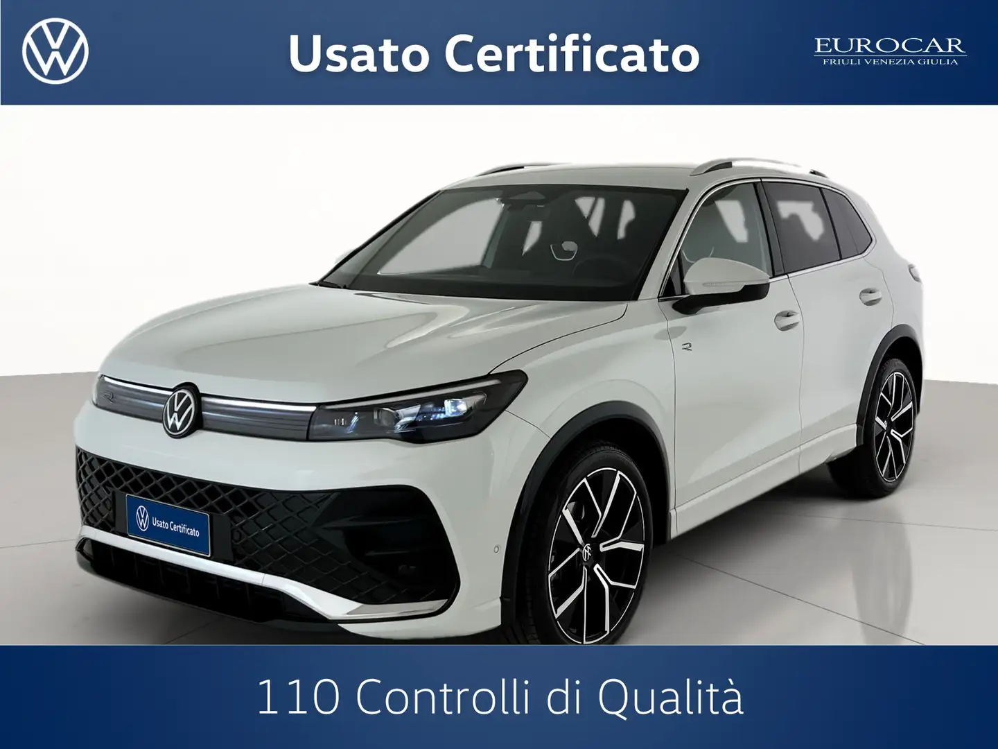 Volkswagen Tiguan 1.5 etsi r-line plus 150cv dsg Bianco - 1