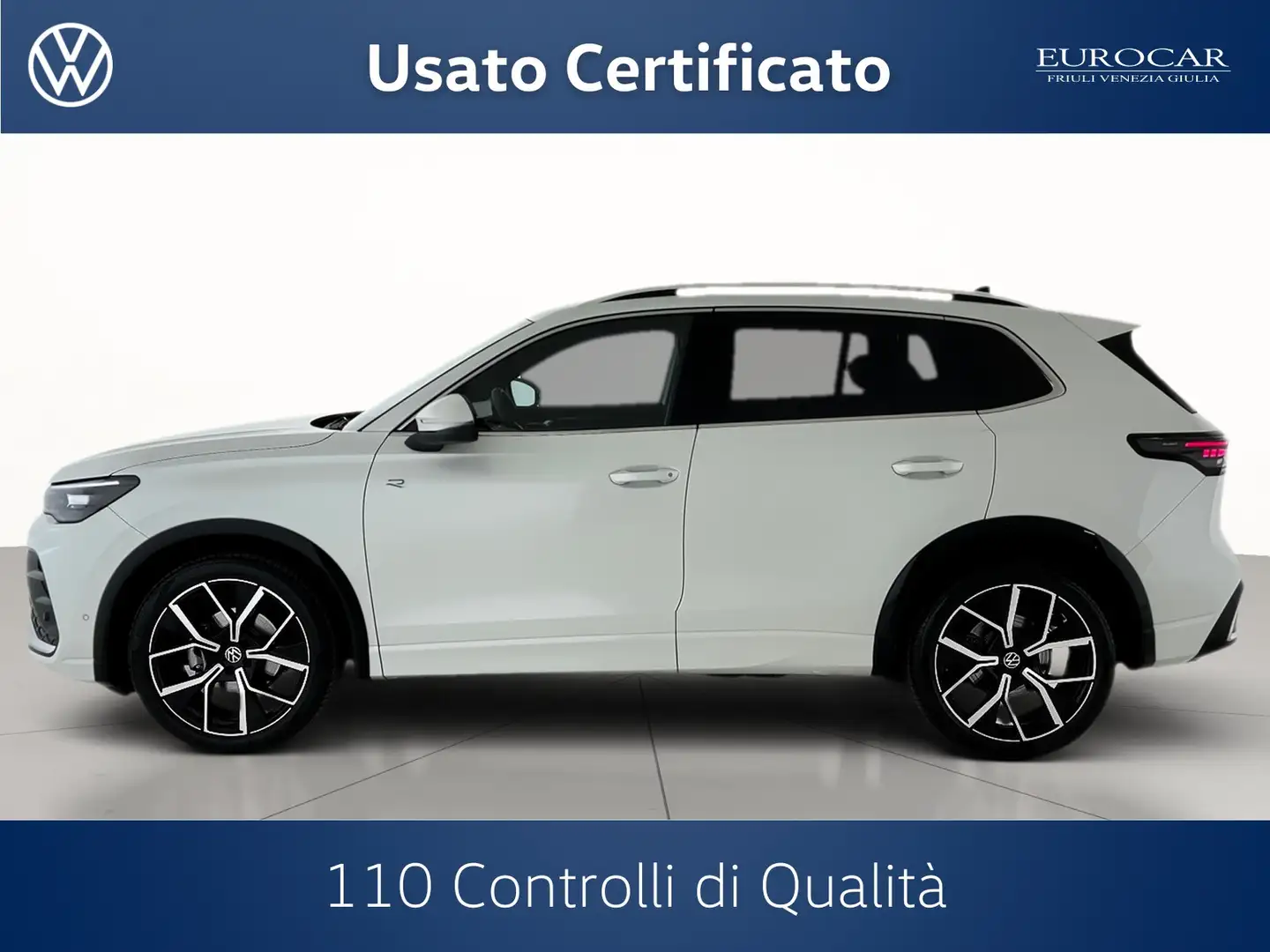 Volkswagen Tiguan 1.5 etsi r-line plus 150cv dsg Bianco - 2