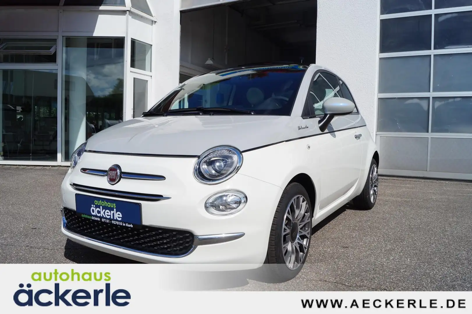 Fiat 500 DolceVita | Pano I PDC I Sonderlackierung Bicolore Bianco - 1
